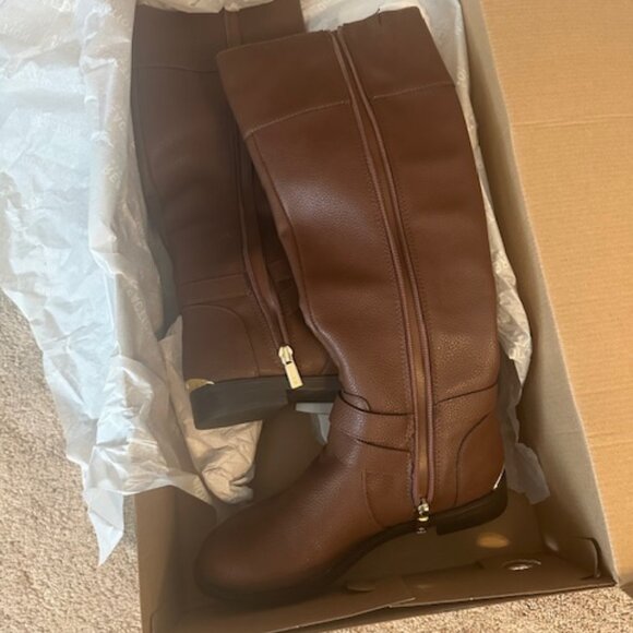 Kenneth Cole Leather Riding Boot - Picture 1 of 7
